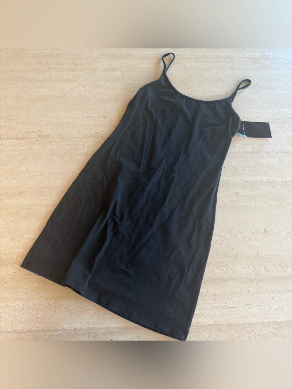 Brandy Melville black simple mini dress brand new with tags
